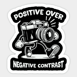 Positive Over Negative Contrast Sticker